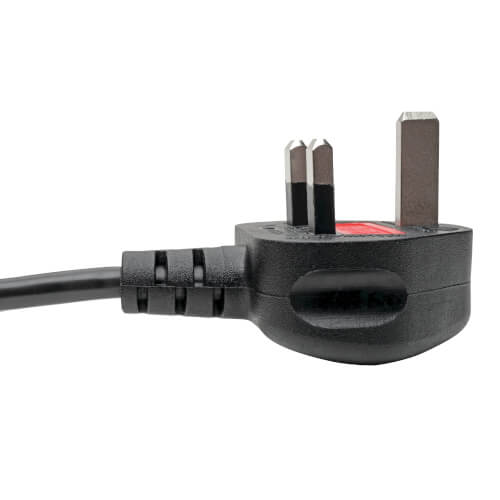 TRIPPLITE P060-006 UK Computer Power Cord - BS1363 to C5, 2.5A, 250V, 18 AWG, 1.83m Black - Image 3
