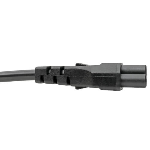 TRIPPLITE P060-006 UK Computer Power Cord - BS1363 to C5, 2.5A, 250V, 18 AWG, 1.83m Black - Image 4