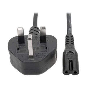 TRIPPLITE P061-006 UK Computer Power Cord - BS1363 to C7, 2.5A, 250V, 18 AWG, 1.83m Black