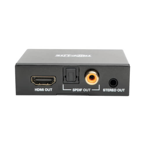 TRIPPLITE P130-000-AUDIO 4K HDMI Audio De-Embedder/Extractor with TOSLINK, RCA and 3.5 mm Stereo Output, 5.1 Channel, HDCP, 4K 30Hz - Image 2
