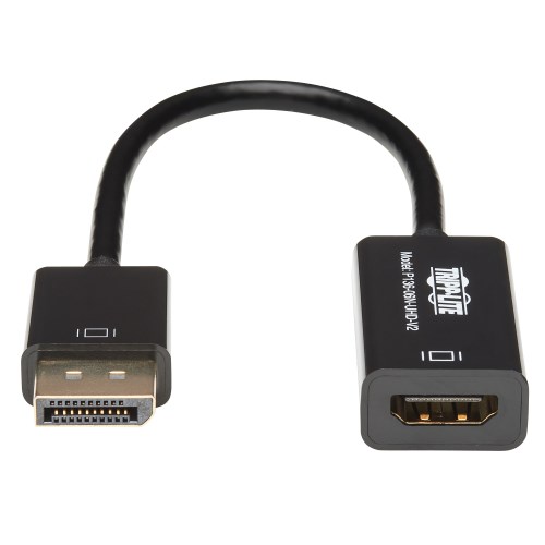 TRIPPLITE P136-06N-UHD-V2 DisplayPort to HDMI 4K Active Adapter Video Converter DP HDCP (M/F) 15.24cm - Image 2