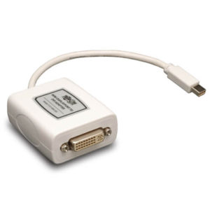 TRIPPLITE P137-06N-DVI Keyspan Mini DisplayPort to DVI Adapter, Video Converter for Mac/PC, White (M/F), 15.24cm