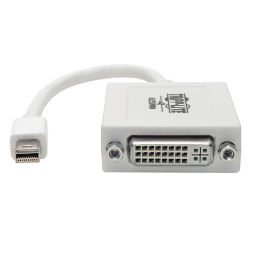 TRIPPLITE P137-06N-DVI Keyspan Mini DisplayPort to DVI Adapter, Video Converter for Mac/PC, White (M/F), 15.24cm - Image 2