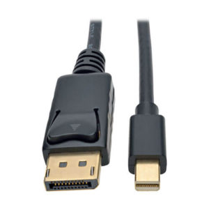 TRIPPLITE P583-006-BK Mini DisplayPort to DisplayPort Adapter Cable (M/M)Black 1.8m