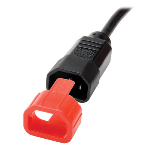 TRIPPLITE PLC13RD Plug-Lock Inserts (C14 power cord to C13 outlet), Red - Image 3