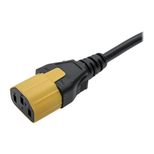 TRIPPLITE PLC14YW Plug-Lock Inserts, C13 to C14 Outlet Yellow - Image 2