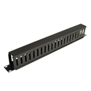 TRIPPLITE SRCABLEDUCT1U  SmartRack 1U Horizontal Cable Manager - Finger duct with cover