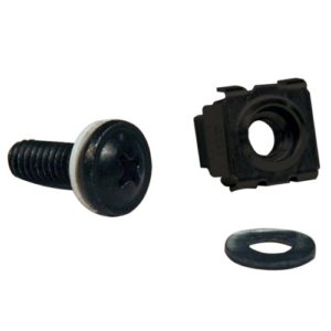 TRIPPLITE SRCAGENUTS SmartRack Square Hole Hardware Kit with 50 M6 screws and washers