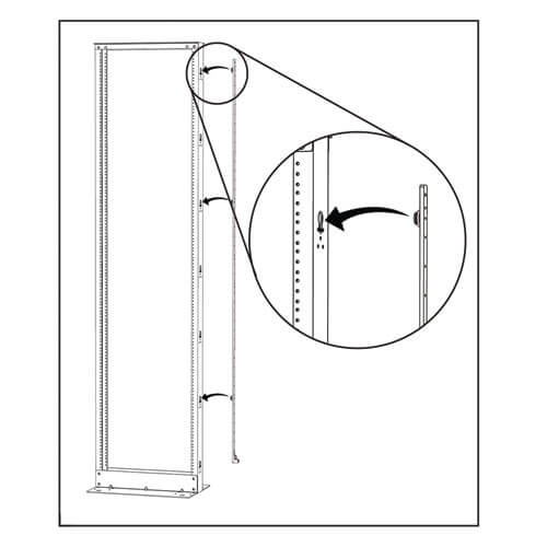 TRIPPLITE SRGROUND SmartRack Copper Bus Grounding Bar - Image 2