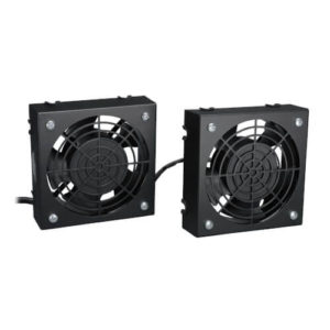 TRIPPLITE SRXFANWM Wall-Mount Roof Fan Kit - Dual 230V High-Performance Fans, 210 CFM, 3 ft. (0.91 m) Cord, C14 Input
