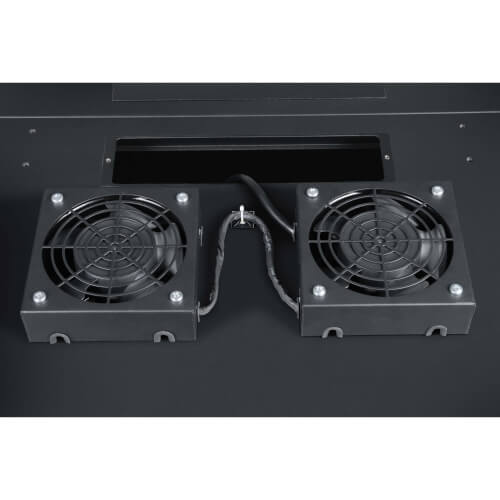 TRIPPLITE SRXFANWM Wall-Mount Roof Fan Kit - Dual 230V High-Performance Fans, 210 CFM, 3 ft. (0.91 m) Cord, C14 Input - Image 5
