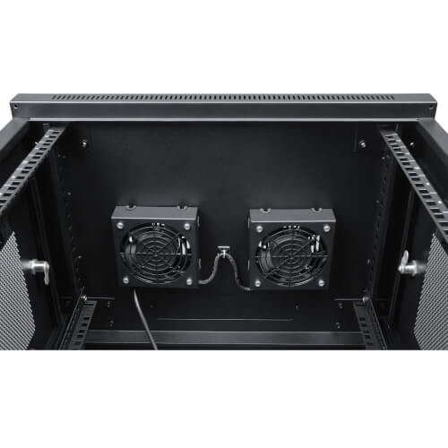 TRIPPLITE SRXFANWM Wall-Mount Roof Fan Kit - Dual 230V High-Performance Fans, 210 CFM, 3 ft. (0.91 m) Cord, C14 Input - Image 6