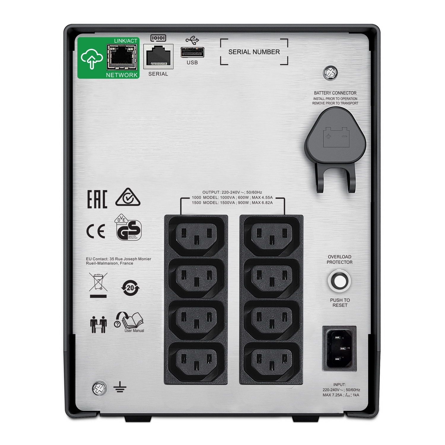 APC SMC1500IC SMART UPS 1500VA TOWER LINE INTERACTIVE - Image 5