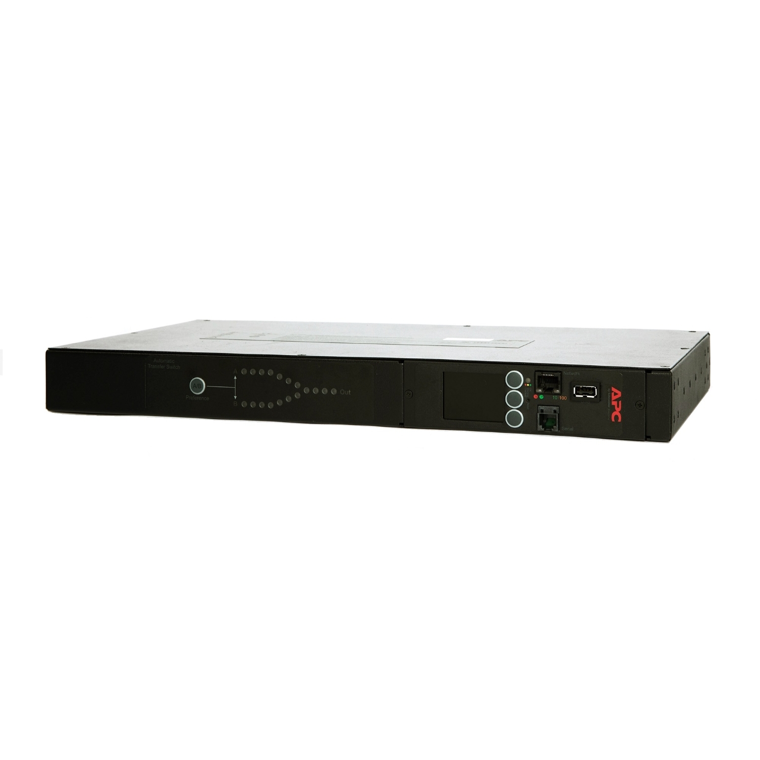 APC AP4423 PDU RACK ATS, 230V, 16A, C20 IN, (8) C13 (1) C19 OUT