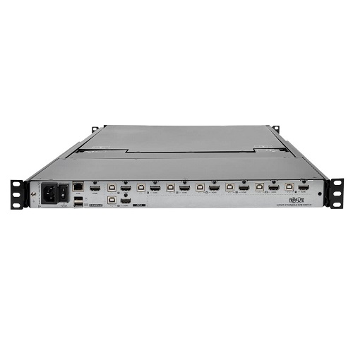 TRIPPLITE B030-008-17-IP NetDirector 8-Port 1U Rack-Mount Console HDMI KVM Switch with 17" LCD and IP Remote Access, Dual Rail - Image 5