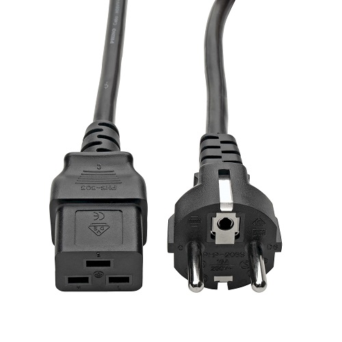 TRIPPLITE P050-008 EU Power Cord C19 to Schuko - 16A, 250V 2.43m