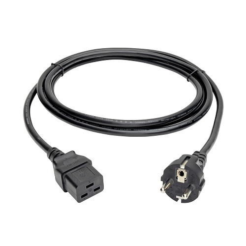 TRIPPLITE P050-008 EU Power Cord C19 to Schuko - 16A, 250V 2.43m - Image 2