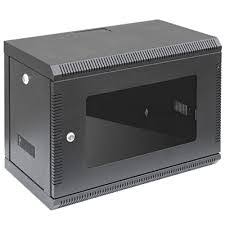 DLINK NWR-6U-6060-BL-GL 6U RACK WALLMOUNT 600x600 WITH GLASS DOOR