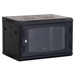 DLINK NWR-9U-6045-BL-GL 9U RACK WALLMOUNT 600x450 WITH GLASS DOOR