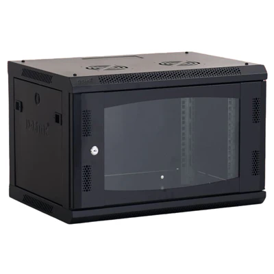 DLINK NWR-9U-6045-BL-GL 9U RACK WALLMOUNT 600x450 WITH GLASS DOOR