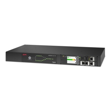 APC AP4423A NetShelter Rack Automatic Transfer Switch, 1U, 16A, 230V, 2 C20 IN, 8 C13, 1 C19 OUT, 50/60Hz - Image 2