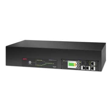 APC AP4424A Netshelter Rack Automatic Transfer Switch, 2U, 32A, 230V, 2 IEC 309 IN, 16 C13, 2 C19 OUT, 50/60 Hz - Image 2