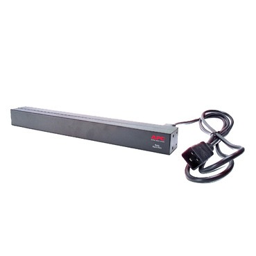 APC AP9565 NetShelter Basic Rack PDU, 1U, 1PH, 3.7kW 230V 16A or 3.3kW 208V 16A, x12 C13 outlets, C20 cord