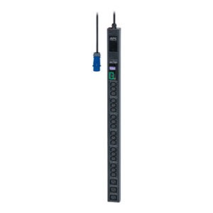 APC EPDU1116M Easy Rack PDU, Metered, 0U, 1 Phase, 3.7kW, 230V, 16A, 18 x C13 and 3 x C19 outlets, IEC60309 2P+E inlet