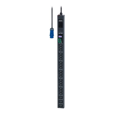 APC EPDU1116M Easy Rack PDU, Metered, 0U, 1 Phase, 3.7kW, 230V, 16A, 18 x C13 and 3 x C19 outlets, IEC60309 2P+E inlet
