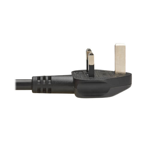TRIPPLITE P052-2P5M-UK UK Computer Power Cord, BS 1363 to C19 - 13A, 250V, H05VV-F, 2.5 m (8.2 ft.), Black - Image 5
