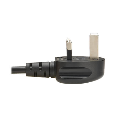 TRIPPLITE P056-03M-UK PDU Power Cord, BS 1363 to C13 - 10A, 250V, H05VV-F, 3 m (9.8 ft.), Black - Image 5