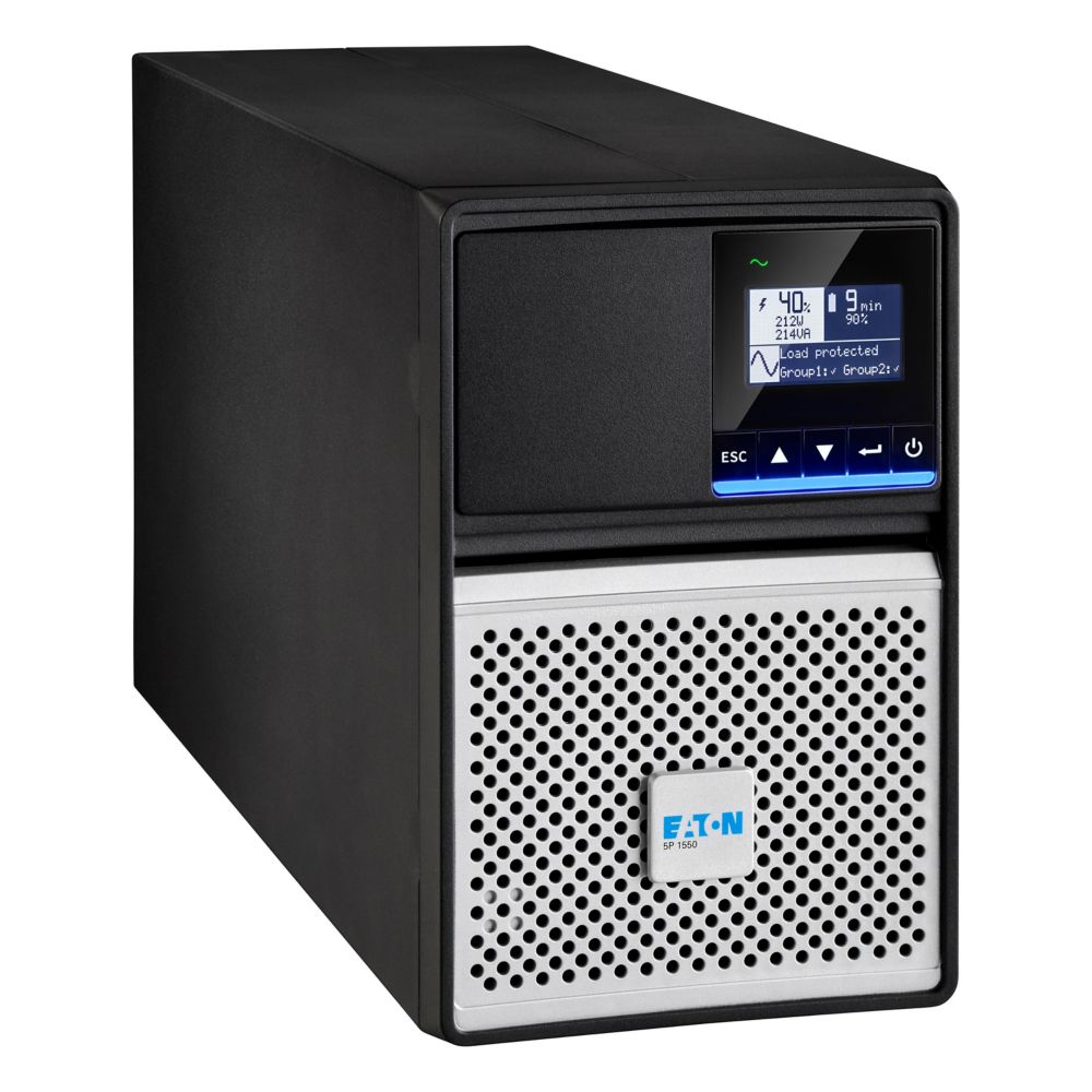 EATON 5P1550IG2 5P Gen2 UPS, 1550 VA, 1350 W, Input: C14, Outputs: (8) C13, Tower