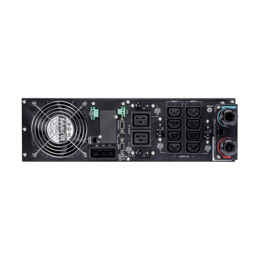 EATON 9SX6KIRT 9SX UPS, 6000 VA, 5400 W, Input: Hardwired, Outputs: (8) C13, (2) C19, Hardwired, Rack/tower, 3U - Image 3