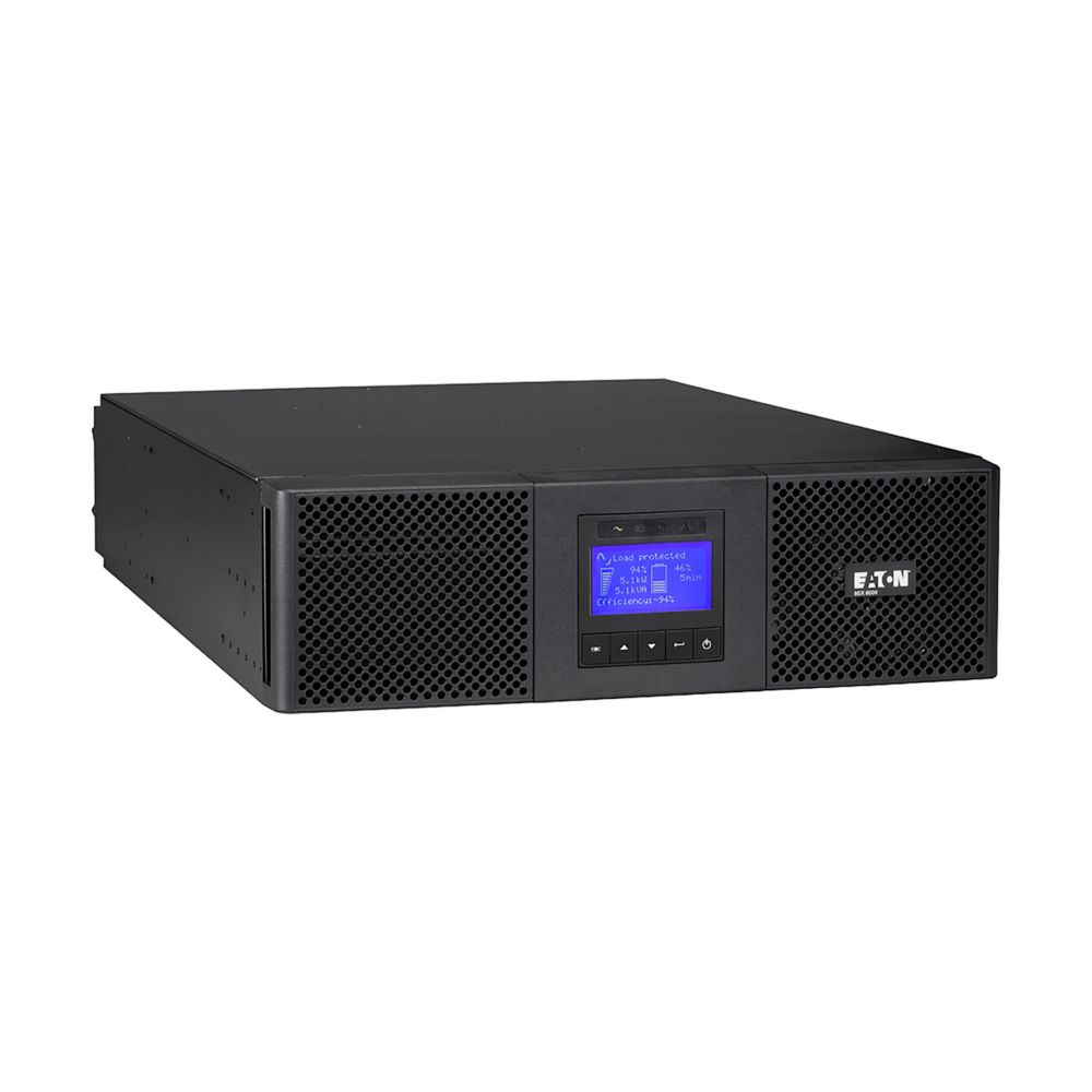 EATON 9SX6KIRT 9SX UPS, 6000 VA, 5400 W, Input: Hardwired, Outputs: (8) C13, (2) C19, Hardwired, Rack/tower, 3U - Image 2