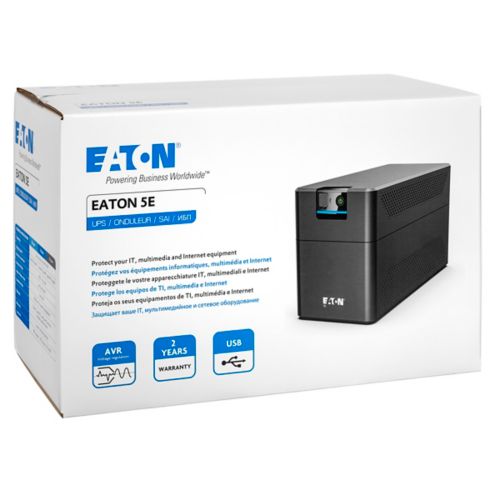 EATON 5E1600UI Gen2 UPS USB IEC, 1600 VA, 900 W, Input: C14, Outputs: (6) C13, Tower - Image 3