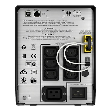 APC SMC2000I Smart-UPS C, Line Interactive, 2000VA, Tower, 230V, 6x IEC C13+1x IEC C19 outlets - Image 3
