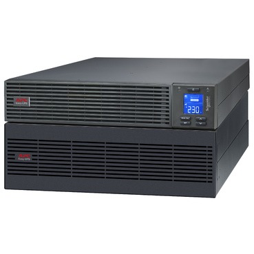 APC SRV6KRILRK Easy UPS On-Line, 6kVA/6kW, Rackmount 5U, 230V, Hard wire 3-wire(P+N+E) outlet, W/ rail kit
