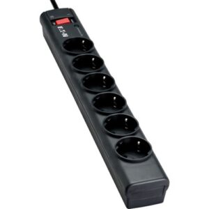 EATON PS6D Protection Strip 6 DIN, 10A, Input: Schuko, Outputs: (6) Schuko