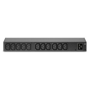 APC AP6020A NetShelter Basic Rack PDU, 0U, 1PH, 3.3kW, 100-240V 20A or 200-240V 16A, 13 C13 outlets, C20 inlet