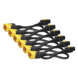 APC AP8714S Power Cord Kit PACK OF 6 Locking, C19 to C20, 1.2m