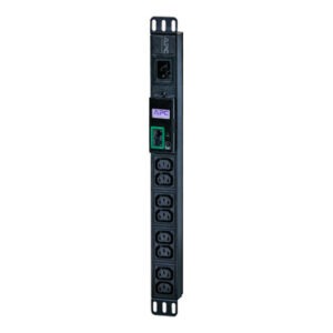 APC EPDU1016M Easy Rack PDU, Metered, 1U, 1 Phase, 3.7kW, 230V, 16A, 8 x C13 outlets, IEC60320 C20 inlet