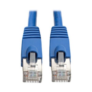 TRIPPLITE N262-010-BL Cat6a 10G Snagless Shielded STP Ethernet Cable (RJ45 M/M), PoE, Blue, 10 ft.