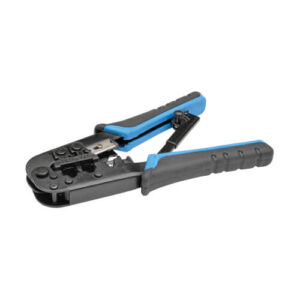 TRIPPLITE T100-001 RJ11/RJ12/RJ45 Crimping Tool with Cable Stripper