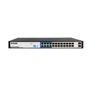 D-LINK DGS-F1026P-E 24-Port Gigabit Long Range PoE+ Surveillance Switch