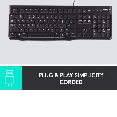 K120 WIRED USB KEYBOARD ENGLISH