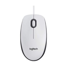 LOGITECH M100 WIRED USB OPTICAL MOUSE WHITE - 910-006764