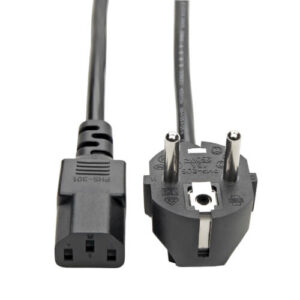 TRIPPLITE P054-006 European Computer Power Cord, C13 to Schuko, 10A, 250V, 17 AWG, 6 ft. (1.83 m), Black