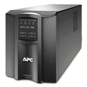 APC SMT1500C Smart-UPS Line Interactive 1500VA Tower 120V 8x NEMA 5-15R outlets SmartConnect Port+SmartSlot AVR LCD
