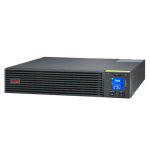 APC SRV3KRI-E Easy UPS On-Line, 3kVA/2700W, Rackmount 2U, 230V, 6x IEC C13 + 1x IEC C19 outlets, Intelligent Card Slot, LCD, W/O rail kit